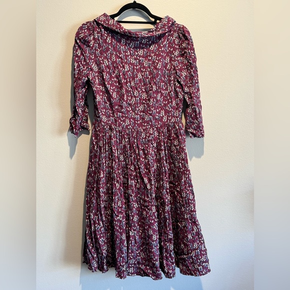 Gal Meets Glam Beth Dress (Maroon) - Picture 4 of 4